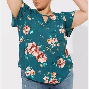 TORRID Harper Flutter Sleeve Blouse